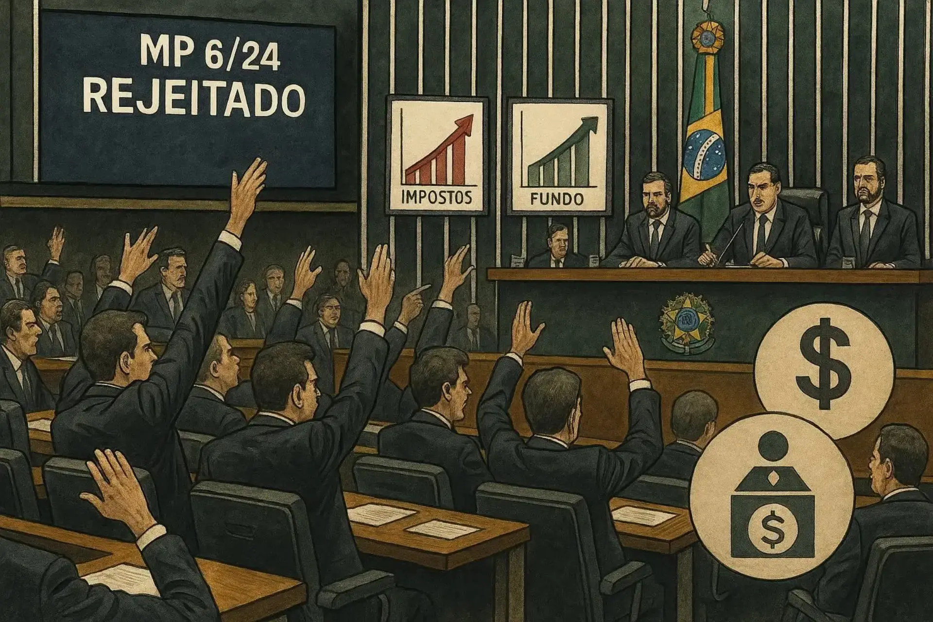 Câmara barra MP que aumentaria impostos sobre investimentos
