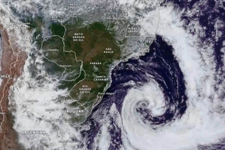 Ciclone extratropical ameaça o Sul com ventos acima de 100 km/h neste fim de semana