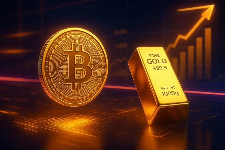 Correlação entre Bitcoin e ouro alcança nível recorde desde abril