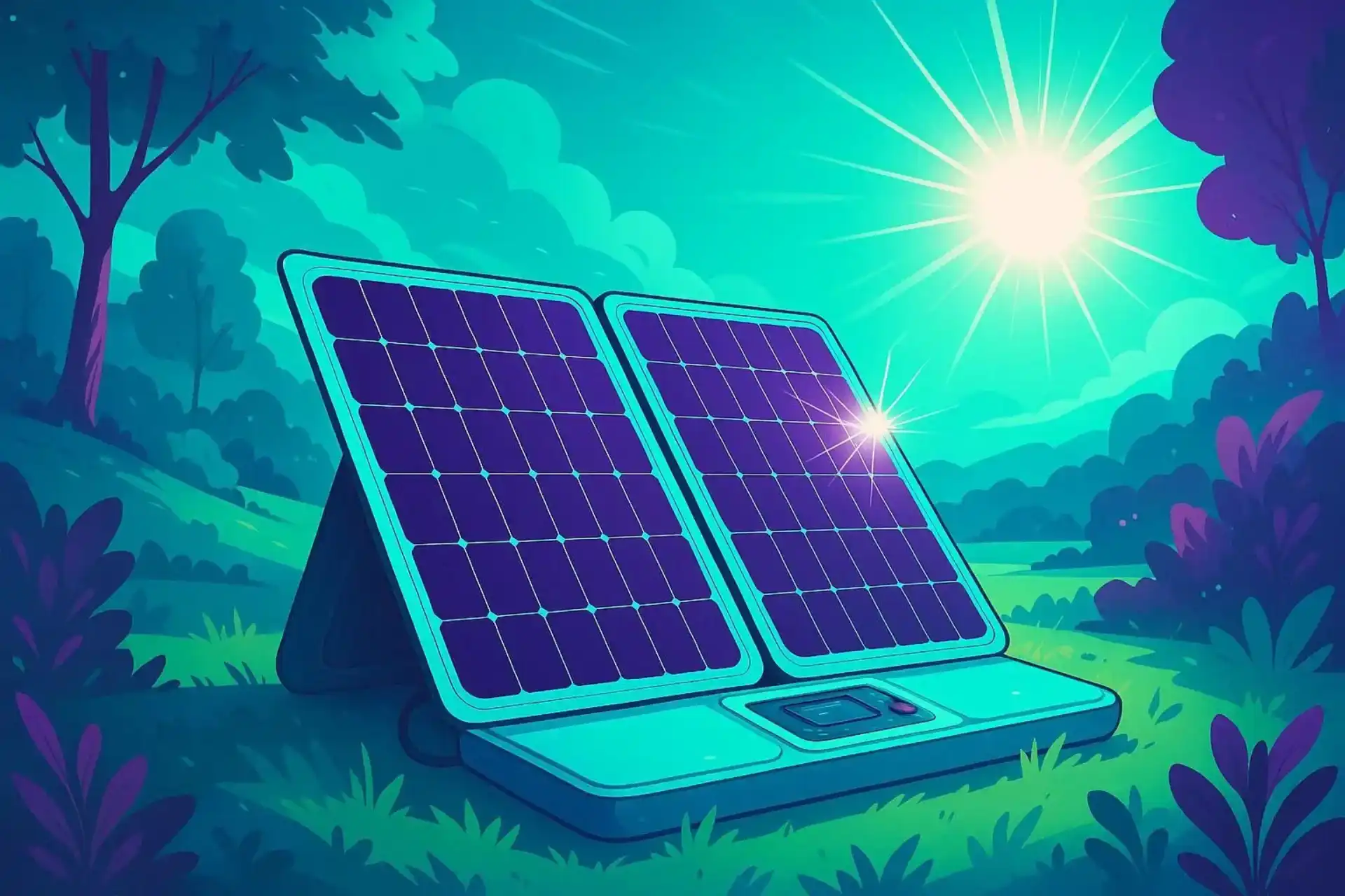 Kit de energia solar portátil que cabe em qualquer espaço
