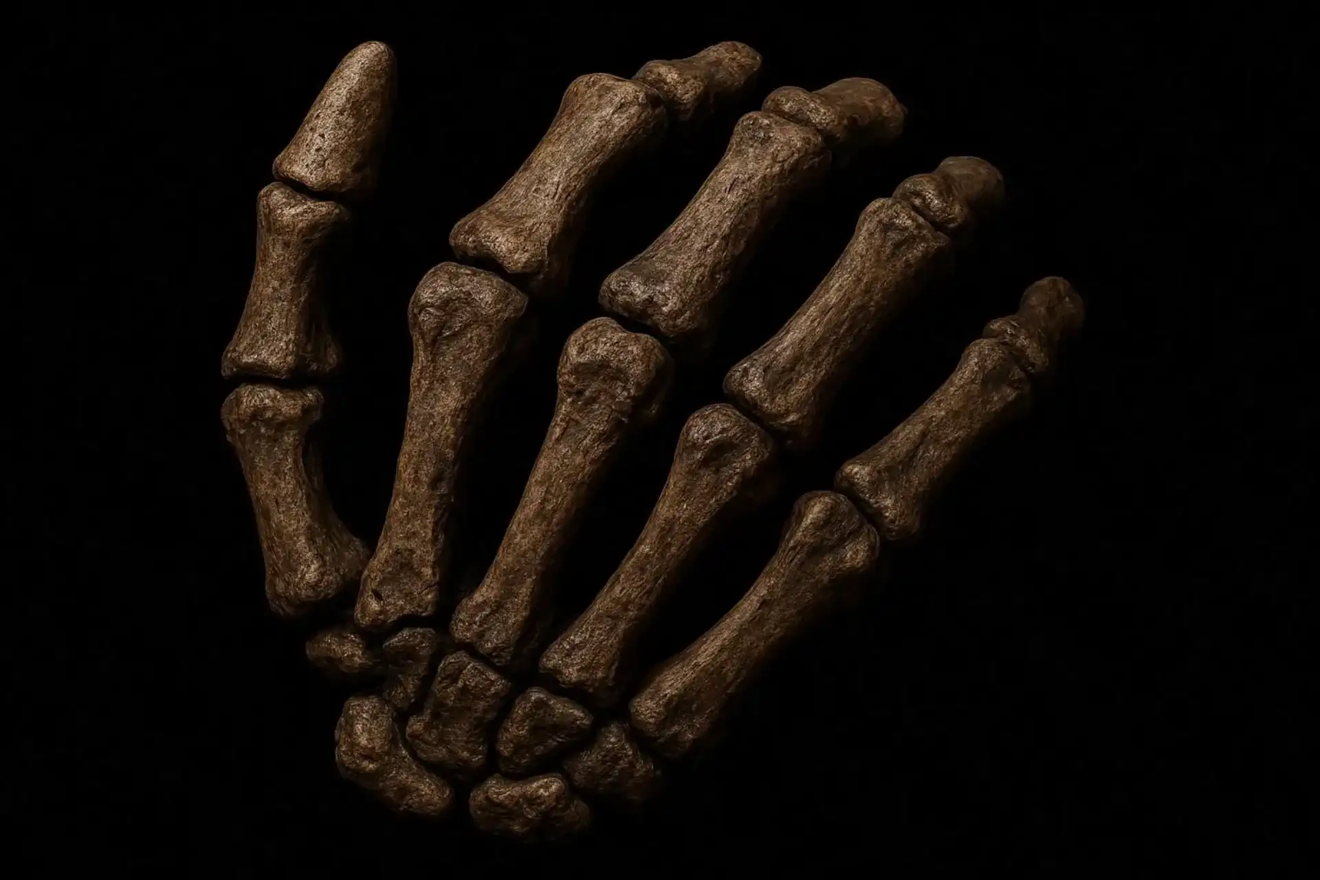 Mãos fossilizadas de 1,5 milhão de anos desafiam ideias sobre humanos