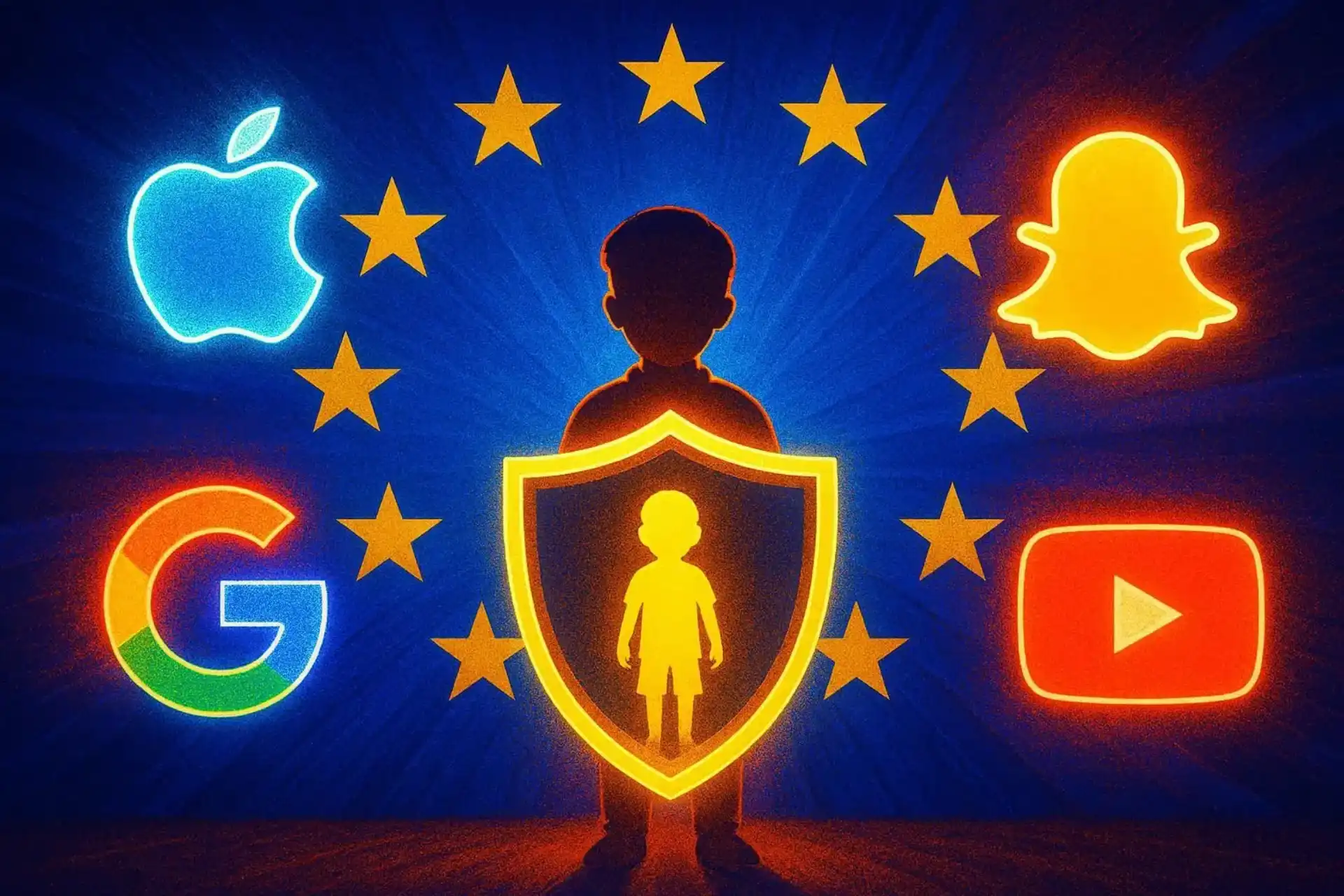 UE exige que Apple e Google expliquem medidas de segurança infantil