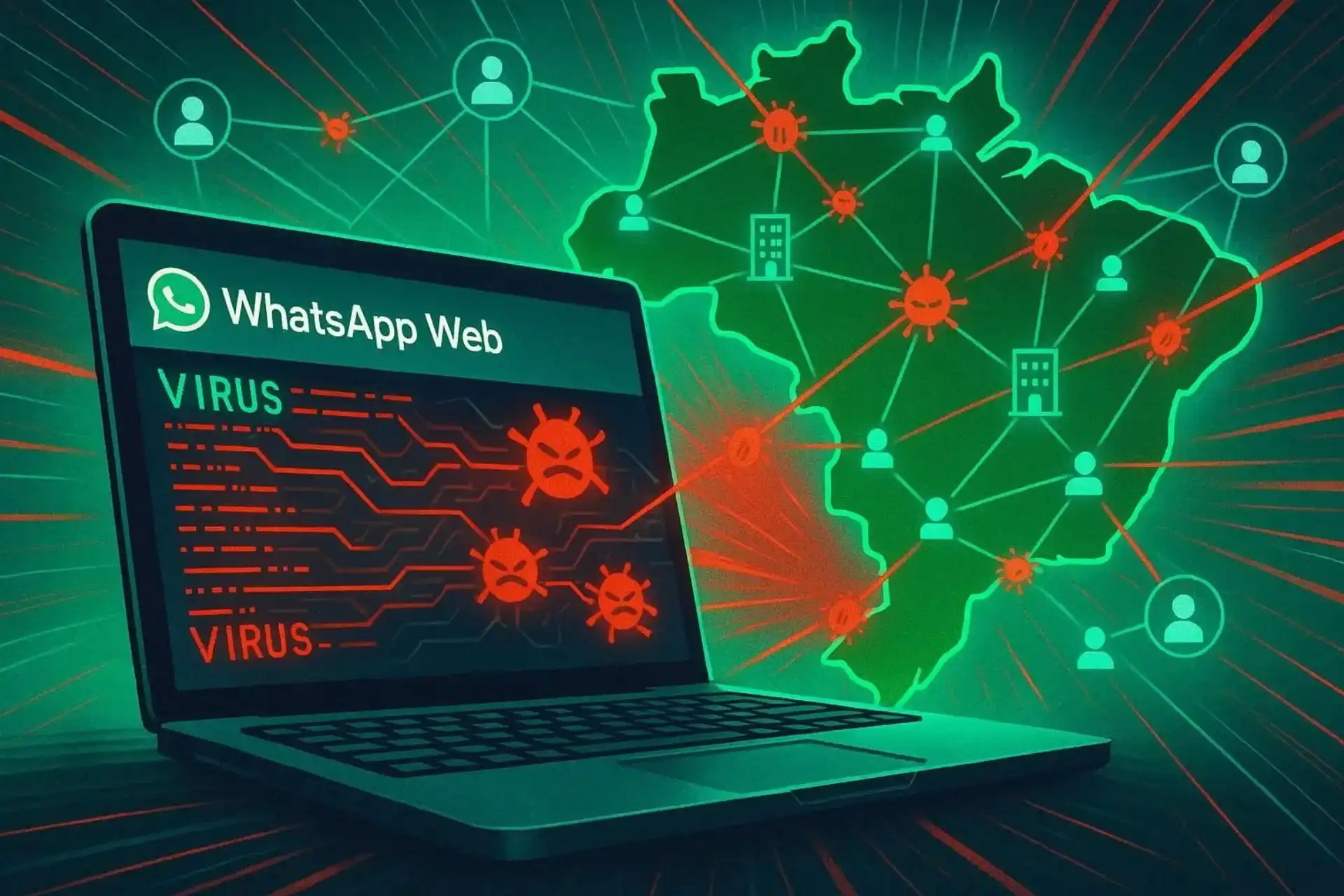 Vírus no WhatsApp se espalha rapidamente e tem o Brasil como principal alvo